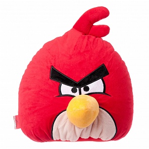 Декоративная подушка из серии Angry Birds - Красная птица Red Bird, 30 см (1toy, АВР12)